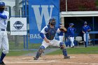 Baseball vs CGA  Wheaton College Baseball vs Coast Guard Academy during game one of the NEWMAC semi-finals playoffs. - (Photo by Keith Nordstrom) : Wheaton, baseball, NEWMAC